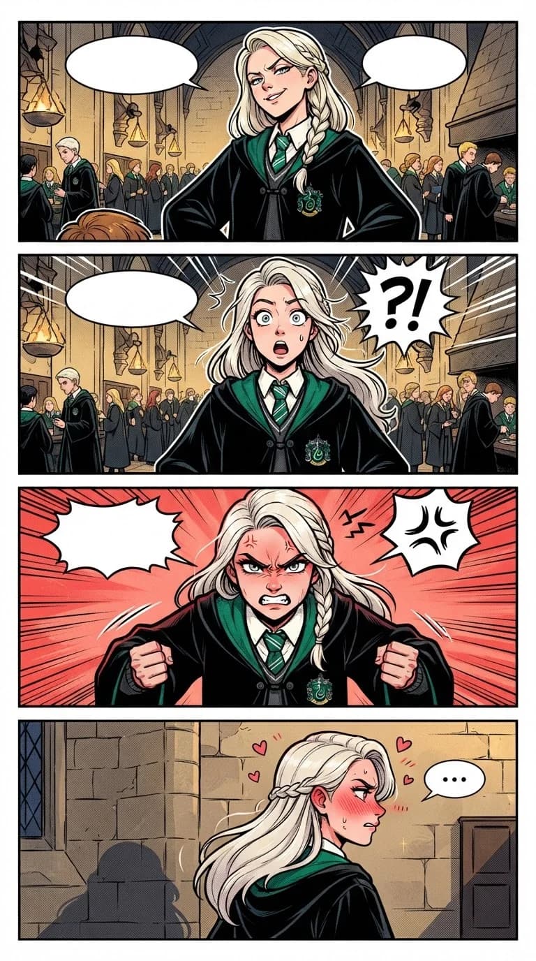 Malfoid comic by masoq095 — “Dating a Weasley, Potter!?”