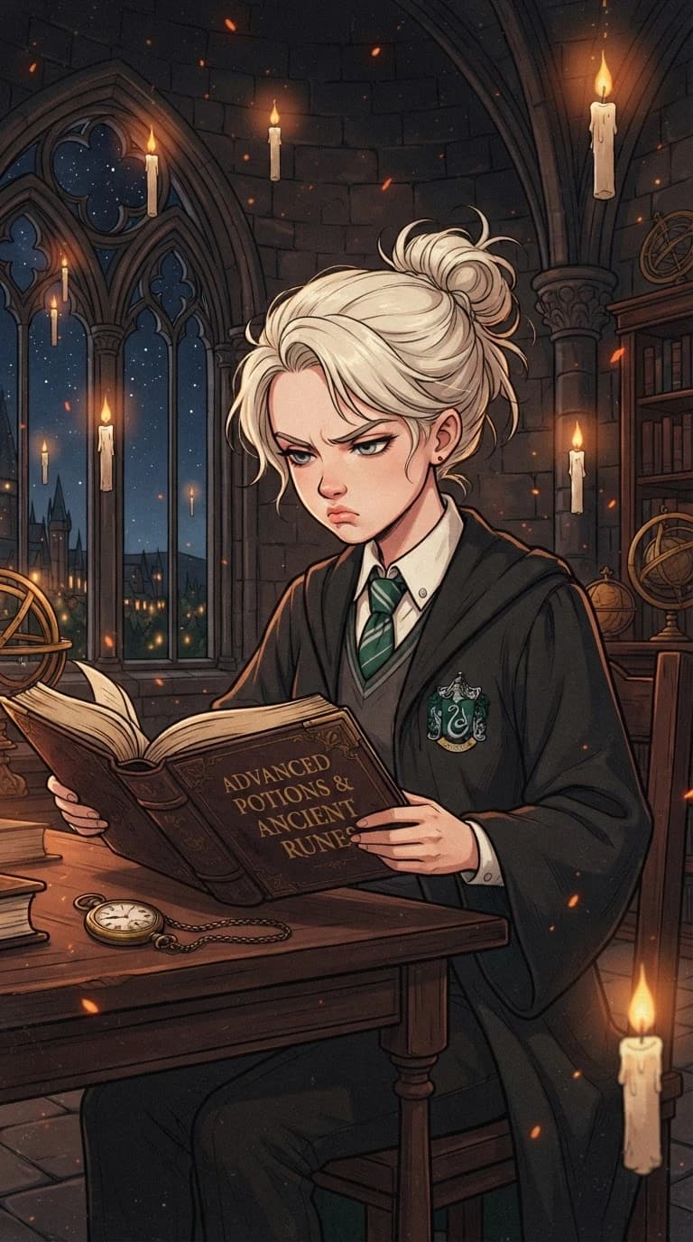 Midnight Study Pout: Advanced Potions & Runes