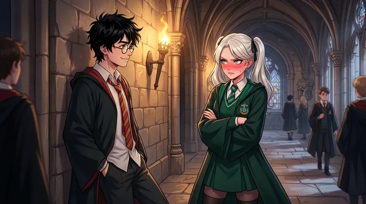 Corridor Standoff: "Potter, What Are You Looking At!?"